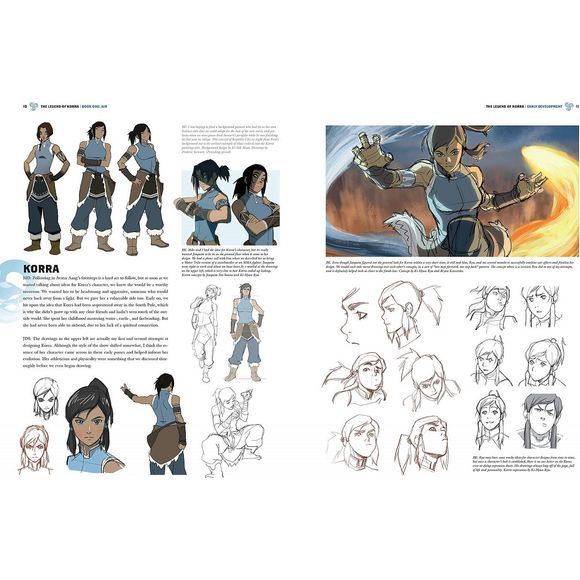 Dark Horse Legend of Korra The Art of The Animated Series Book One Air Hardcover Book | Galactic Toys & Collectibles