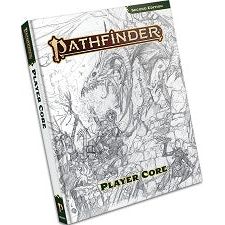 The Pathfinder Player Core presents a new entry point to Pathfinder Second Edition, with everything a player needs to learn how to play the game! Choose from eight ancestries, eight complete character classes, and hundreds of feats and spells to make unique characters ready for deadly adventures in a world beset by magic and evil! This 464-page hardcover tome is the definitive rules resource for all Pathfinder Second Edition players! Pathfinder Player Core is the first core rulebook for the fully remastered