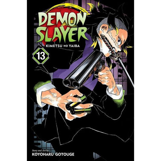 The strange shape-shifting demons Hatengu and Gyokko attack Tanjiro and his friends in the hidden village of swordsmiths. The Mist Hashira, Muichiro Tokito, engages the demons, but he’ll need some help from Tanjiro and another Demon Slayer, Genya. It’s bad enough that they have to fight two upper-rank demons, but can they handle a foe who can split itself into four separate bodies and regenerate almost instantly?