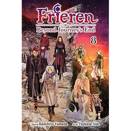 The adventure is over but life goes on for an elf mage just beginning to learn what living is all about.

Elf mage Frieren and her courageous fellow adventurers have defeated the Demon King and brought peace to the land. But Frieren will long outlive the rest of her former party. How will she come to understand what life means to the people around her?

The Northern Plateau is a wild place, teeming with monsters and other dangers—a place Frieren once traveled with her legendary companions now long passed. N