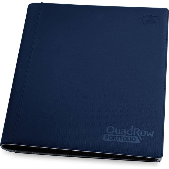 Ultimate Guard Quadrow Portfolio Xenoskin Card Binder, Dark Blue | Galactic Toys & Collectibles