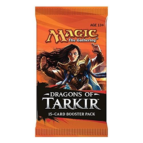 WOCB1934 Magic The Gathering Dragons Of Tarkir Booster Pack Card Game Wizards 

15 randomly inserted cards per booster pack

Journey into Nyx is the epic conclusion of the Theros block and the final steps in the Heros Path entertainment experience. Theros has become a battlefield. The gods have sent their forces against the mortals to punish the hubris of a few. But the mortals have risen up in defiance and the time has come when Magic players will be tested against a god.