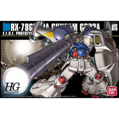 Gundam GP02A's unique bulbous design from the Gundam 0083 Stardust Memory OVA has been recreated in 1/144 form to recreate all its features including massive shoulder binders and collapsing bazooka gimmick. Includes its iconic nuclear bazooka and massive cooling shield as well as beam sabers.