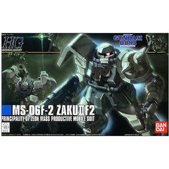 You can never have enough of the Zaku and Bandai's HGUC release of the F2 is another example of a lot of kit for a lower price. Molded in color, this kit uses a large amount of polycaps enabling it to strike a variety of different poses. it comes with its Zaku Machine Gun, submachine gun, Missile Pods and Heat Hawk as well as an extra set of hands. You can even choose from three different types of heads during assembly! Marking stickers are also provided.